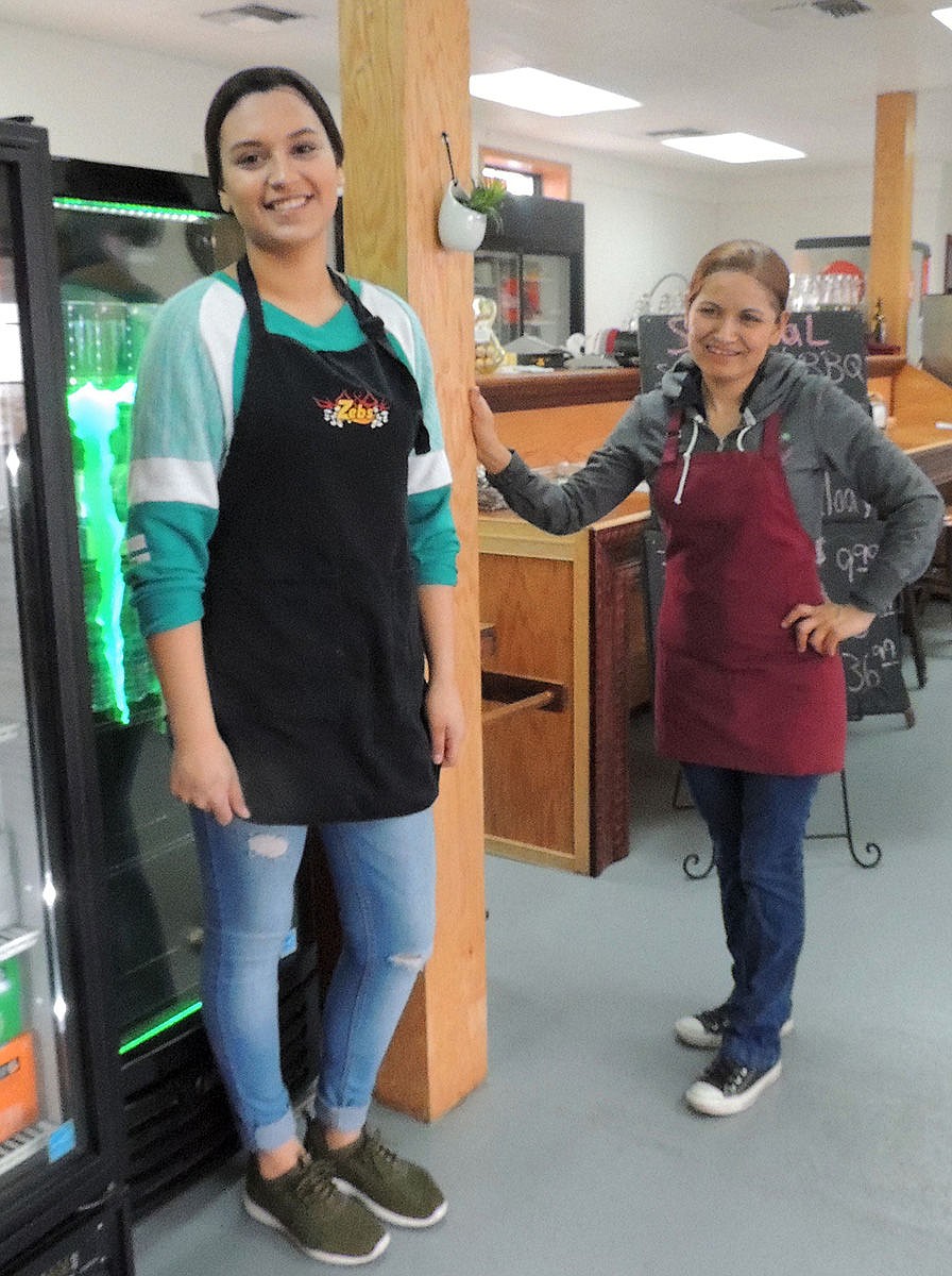 Cook Nely Huerta, right, and server Melissa Coronado have been serving the public since early February at Judy&#146;s on Highway 26.