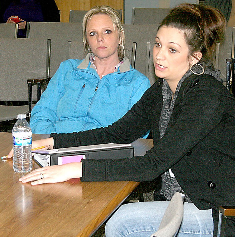 &lt;p&gt;Kelann McLees and Kasey Feasel discuss the benefits of adopting a safety program for Mineral County at the weekly commissioner's meeting.&#160;&lt;/p&gt;