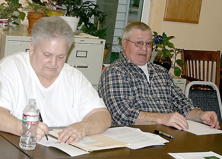 &lt;p&gt;Deb and Ken Davis-Quitt discuss maintenance of the fairgrounds during the Mineral County Fair Board's March meeting.&#160;&lt;/p&gt;