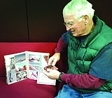 Wenger knife back  in Dick Deane's hand