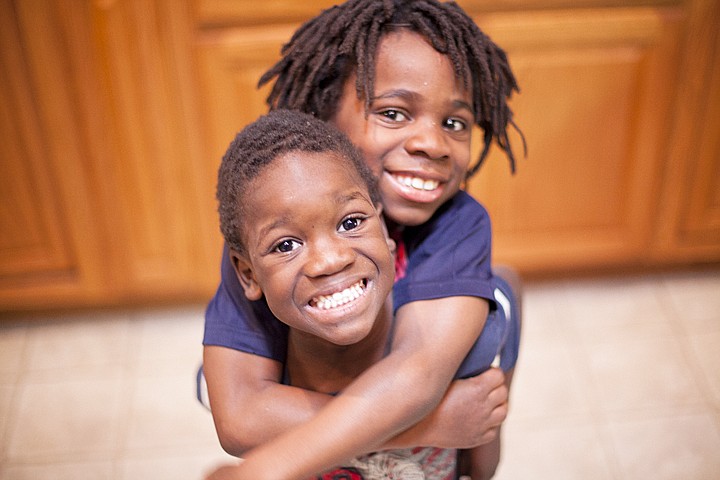 &lt;p&gt;Peterson, right, and Adlerson were orphans in Haiti until 2009 when Tifanni and Mike Watkins adopted the brothers. They're shown here on Tuesday, March, 20 in Polson.&lt;/p&gt;