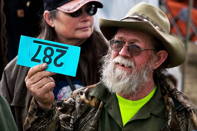 &lt;p&gt;Gary Schmidt of Kila places a bid on a double oven Saturday morning during the 48th Annual Creston Auction. April 5, 2014 in Creston, Montana. (Patrick Cote/Daily Inter Lake)&lt;/p&gt;