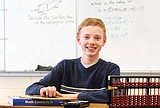 Student tops state math competition