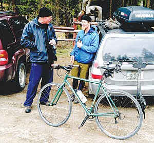 &lt;p&gt;Ben Bernal, right, enjoys a beer in the Red Dog parking lot after completing the Top to Dog race. He did all four phases of the race by himself and still had the best time of all teams that competed.&lt;/p&gt;