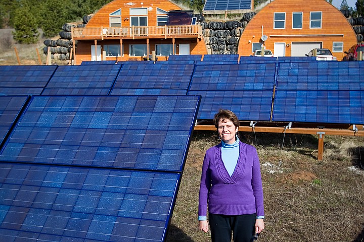 &lt;p&gt;Jena Pittmon lives without the services of a conventional power grid by utilizing solar and wind energy her needs in the earth shelter home she shares with two others south of Coeur d'Alene.&lt;/p&gt;