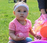 Hundreds of children enjoy Easter egg hunt at McCosh Park