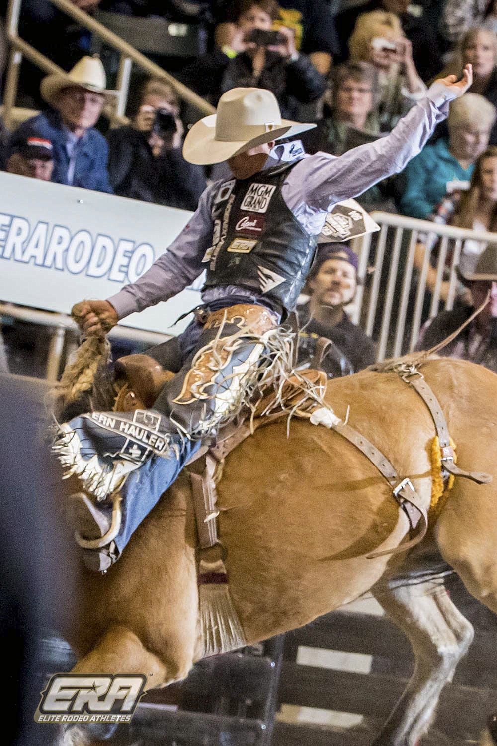 Harter took the Saddle Bronc Championship at Redmond's ERA Rodeo