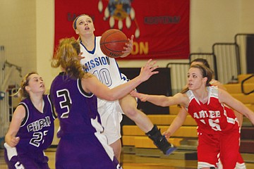 &lt;p&gt;Mission&#146;s Stephanie Lewandowski drives the lane through traffic and attempts a left-handed layup during Friday night&#146;s All-Star game.&#160; Lewandowski finished with a game-high 19 points to help lead the home team to a 72-67 win.&lt;/p&gt;
&lt;p&gt;&#160;&lt;/p&gt;