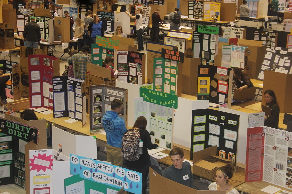 &lt;p&gt;A sea of science panels washed over the floor at the Adams Center at the University of Montana as more than 600 students participated in the Montana State Science Fair in Missoula on March 21.&lt;/p&gt;