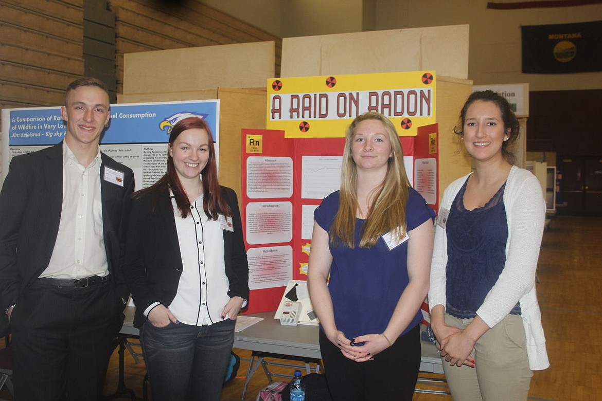 &lt;p&gt;&lt;/p&gt;&lt;p&gt;Superior team members, Nathan Lapinski, Haleigh Bontrager, Mary Donally, and Celein Parker, received a bronze medal for their science project &#147;A Raid on Radon&#148; at the Montana State Science Fair.&lt;/p&gt;