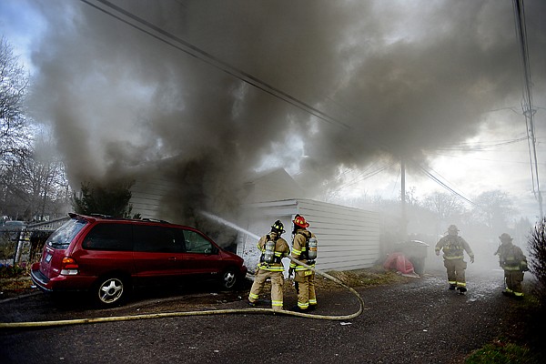 &lt;p&gt;Kalispell, South Kalispell, Evergreen, Smith Valley, Whitefish and West Valley fire departments all responded to a structure fire at 130 Sixth Street East on Friday afternoon, March 29, in Kalispell.&lt;/p&gt;