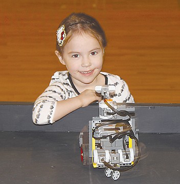 &lt;p&gt;Madison Henderson was one of many youngsters who turned out to get a close-up peek of robots in action.&lt;/p&gt;