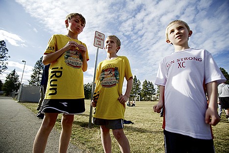 &lt;p&gt;Sam Anderson, 11, left, and his brothers Max, 9, and Zachary, 6, are avid runners who are beginning to compete.&lt;/p&gt;