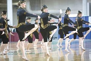 Courtesy photo&lt;br&gt; They went, they saw, they conquered all. The Moses Lake Molahiettes travelled to Yakima for the 2009-2010 State Dance/Drill Championships this past weekend and made quite the impression. The team entered three categories and swept them all, winning in the categories of military, dance, and kick. They also recorded the highest score in any competition, earning a 479 in military. All three routines earned Superior ratings.