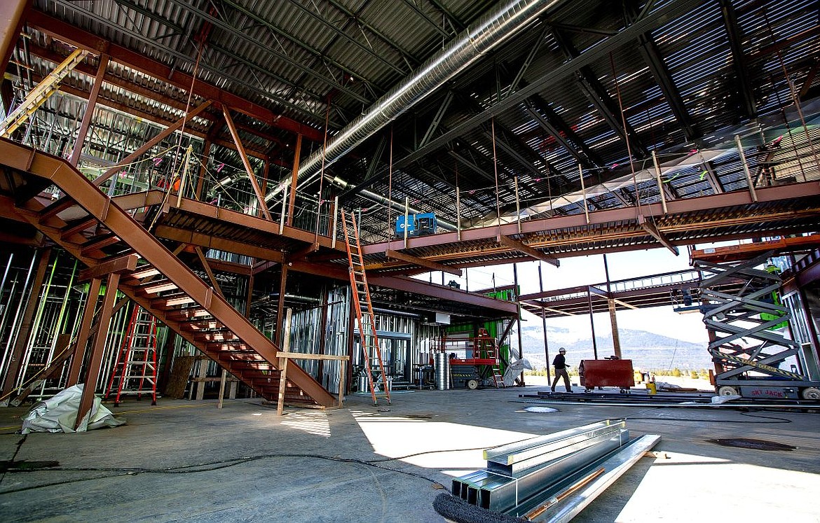 &lt;p&gt;The front entrance and lobby to the North Idaho College Career and Technical Education facility under construction on Tuesday. The two-story, $20 million facility, located in Rathdrum, will boast new automotive technology, architectural, welding and other facilities.&lt;/p&gt;