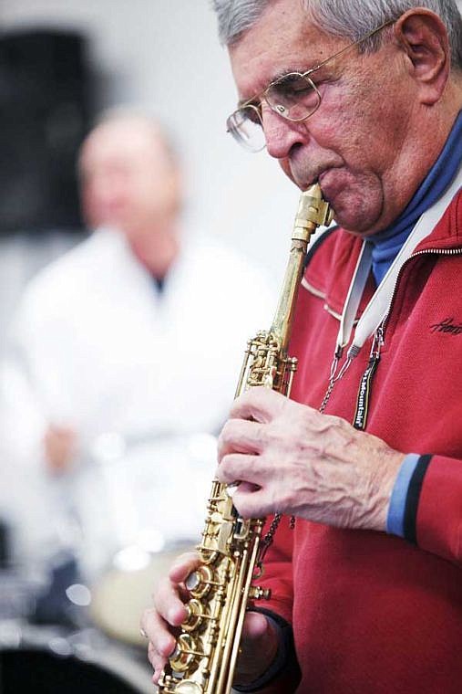 &lt;p&gt;John Goodrich plays the soprano saxophone during Rocky Mountain Rhythm Kings' &#160;Feb. 26 performance at Snappy Sport Senter in Kalispell.&lt;/p&gt;