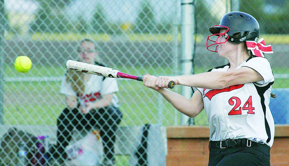 &lt;p&gt;Leah Thompson bases loaded base hit scores two bottom of second inning, second of a doubleheader vs. Troy on 3-27-15.&lt;/p&gt;