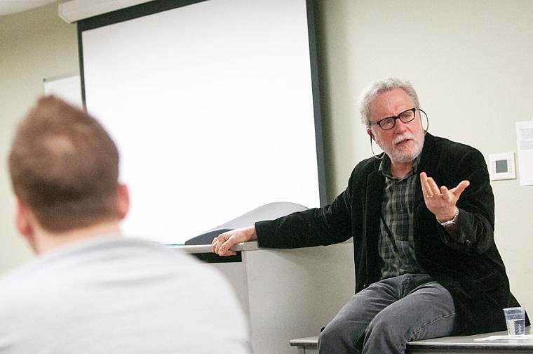 &lt;p&gt;Peter Neufeld, co-founder of the Innocence Project, talks to forensic science and corrections students Tuesday afternoon at Flathead Valley Community College.&lt;/p&gt;