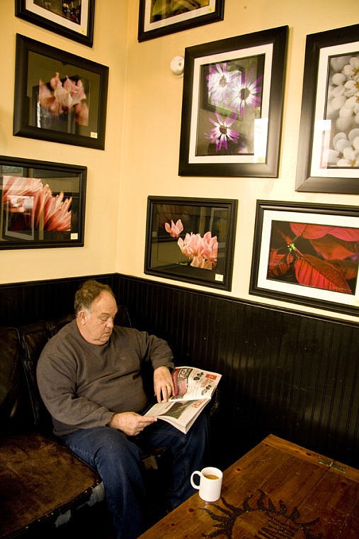 &lt;p&gt;A gentleman finds his own corner of Java on Sherman to enjoy on Wednesday, March 27.&lt;/p&gt;