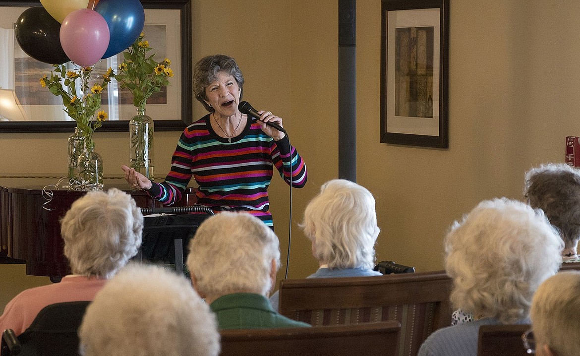 &lt;p&gt;Ronnee McGee sings for the residents at the Brookdale Coeur d&#146;Alene assisted living home as part of the 8th year of Music for the Wise. The program brings music into assisted living facilities so residents can enjoy live music.&lt;/p&gt;