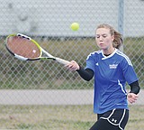 Boys tennis rolls over Ronan, girls have tougher time