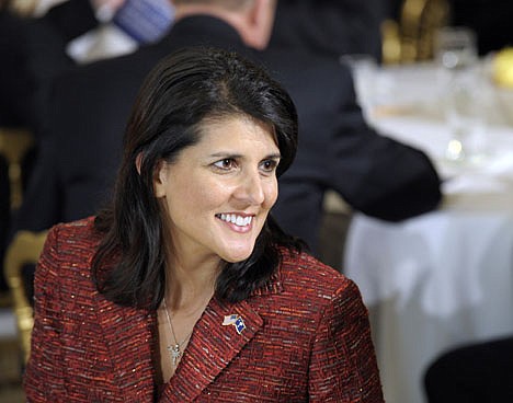 &lt;p&gt;FILE - In this Feb. 27, 2012 file photo, South Carolina Gov. Nikki Haley waits for President Barack Obama to speak in the State Dining Room of the White House in Washington. Not it! Republicans considered to be up-and-comers are scrambling to make it known they have no interest in becoming Mitt Romney?s running mate, taking themselves off the still-forming short list of would-be vice presidents. With Romney poised to win the GOP nomination in June _ if not earlier _ some of the focus has shifted to his pick for the number-two spot on his ticket but no one is rushing forward and many of the top prospects are trying to shut down the conversation before it begins. (AP Photo/Susan Walsh, File)&lt;/p&gt;