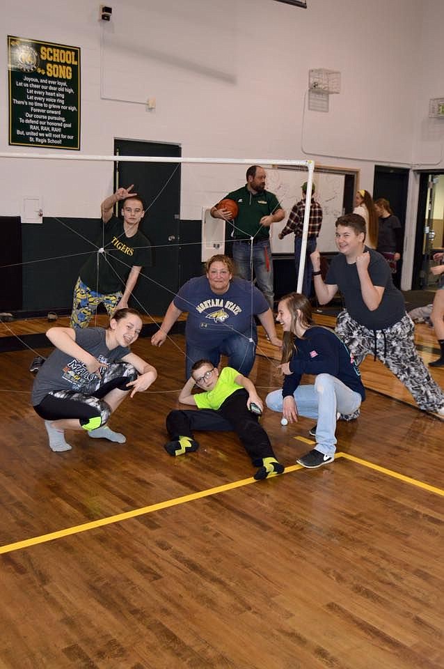 &lt;p&gt;At a recent Lock-In FFA event at St. Regis High School, student learn team building using a giant spider web made of yarn and PVC pipe.&lt;/p&gt;