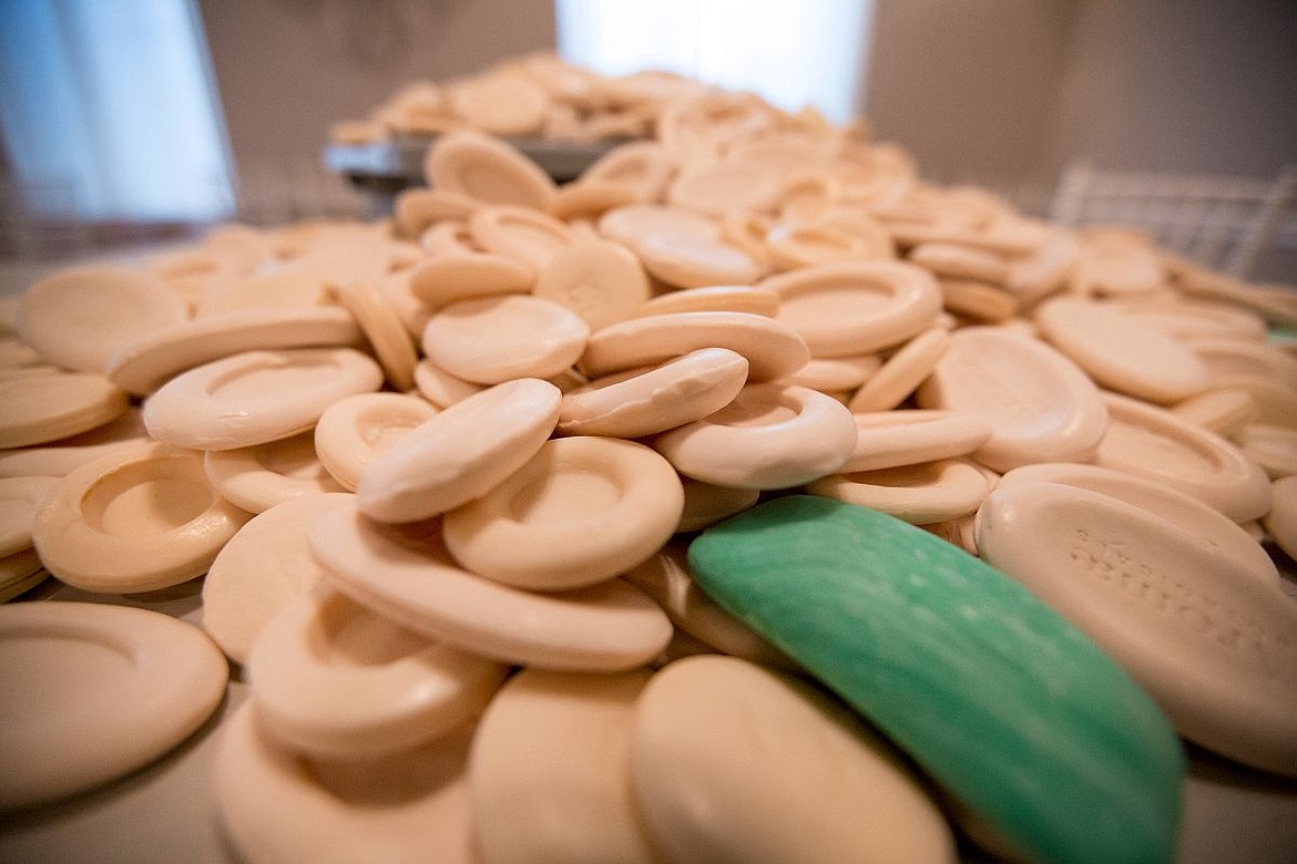 &lt;p&gt;About 50 pounds of soap used by tenants of The Roosevelt Inn is piled up, ready to be shipped to the non-profit Global Soap. The soap will be melted and reformed, then distributed to populations without access to soap, in an effort to combat deaths and illnesses associated with improper hygiene.&lt;/p&gt;