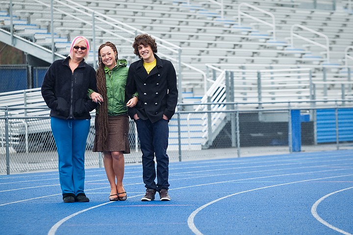 &lt;p&gt;Christa Jennings, a social work student at Lewis Clark State College, left, Rachel Dolezal, curator and director of education for the Human Rights Education Institute, and Tanner Hilbish, member of the CHS Human Rights Club at Coeur d'Alene High School, are working together to organize Sundays Race for Equality event on the school's running track.&lt;/p&gt;