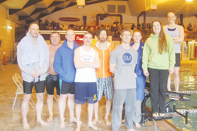 &lt;p&gt;Lake Monsters State Masters swimmers (left to right) Greg Hobbs, Mark Johnston, George Simpson, Mark Robertson, Matt Seeley, Mitch Young, Shawna Simons, Tana Seeley and Ali Bronsdon pose during last weekend's meet.&lt;/p&gt;