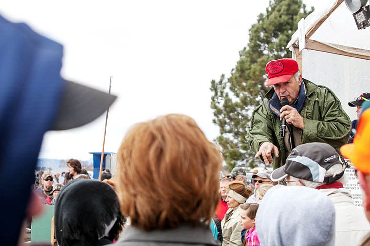 &lt;p&gt;An auctioneer takes a bid Saturday morning during the 48th Annual Creston Auction. April 5, 2014 in Creston, Montana. (Patrick Cote/Daily Inter Lake)&lt;/p&gt;