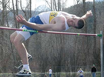 File/The Western News Seth Wright placed at state last year in the high jump, long jump and triple jump and will be back for more this spring.