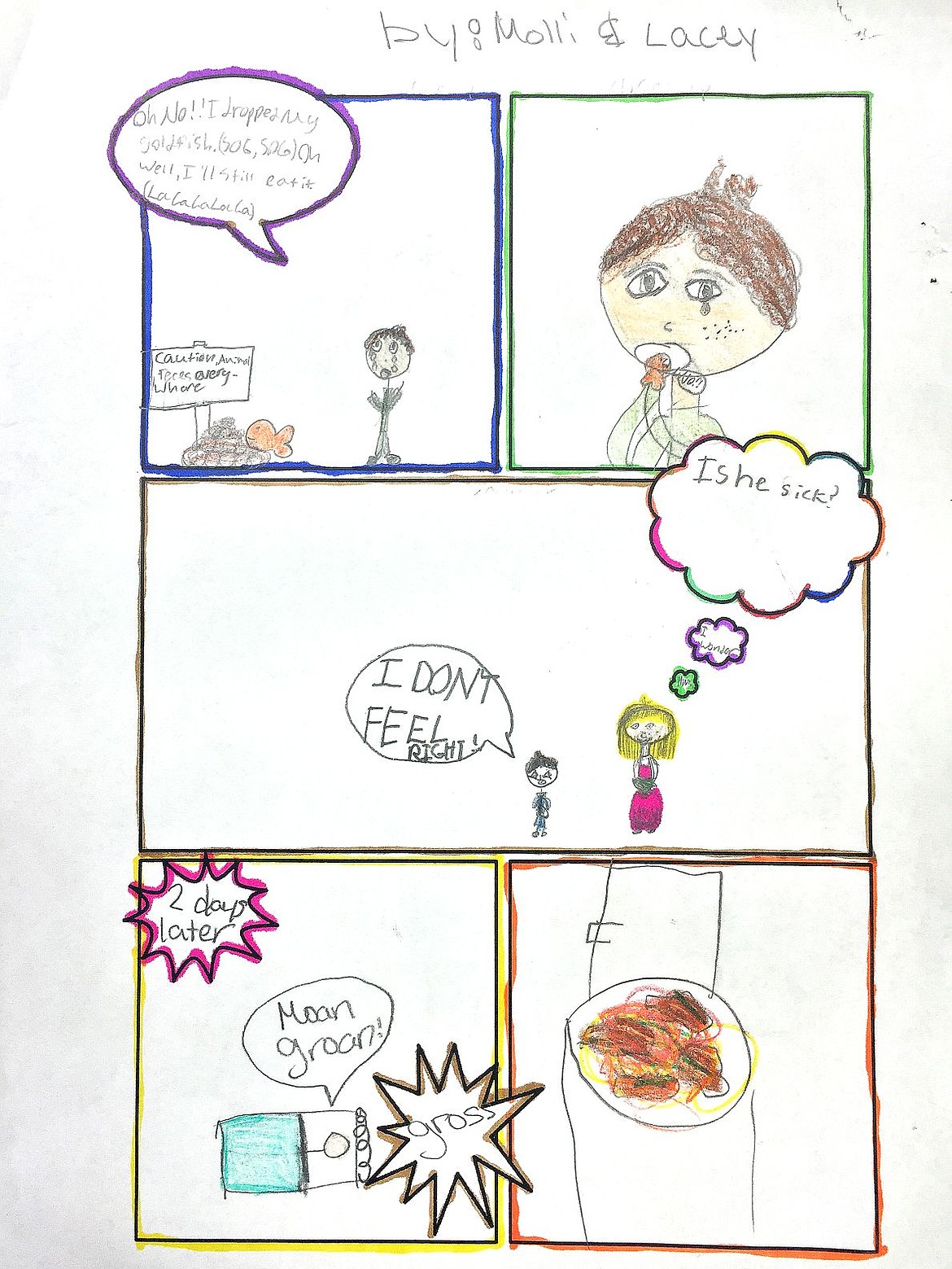 &lt;p&gt;Students in Janelle Gibbs' Young Living class at Post Falls Middle School recently completed a project requiring them to use comics to illustrate their research on foodborne illnesses.&lt;/p&gt;