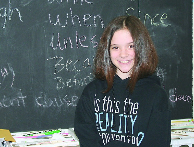 <p><strong>Kalispell Middle School</strong> seventh-grader Rebecca Vance won a silver medal in the Scholastic Art and Writing Awards competition for her short story, “The 38th,” about a Korean War soldier. </p>