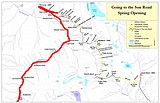 Hikers and bikers can get into Glacier's high country this weekend; but be avalanche aware
