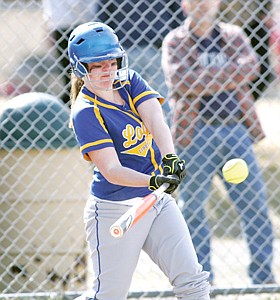 &lt;p&gt;Junior Auria Benefield doubles to center field vs. Timberlake bottom of 2 with 2 out. (6-0 Loggers)&lt;/p&gt;