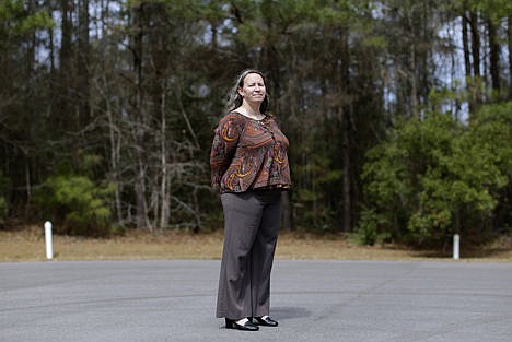 &lt;p&gt;In this March 13 photo, U.S. Marine Corps veteran Rosie Noel poses outside of her home in Sneads Ferry, N.C.&lt;/p&gt;