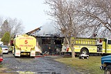 Easter fire destroys Moses Lake home