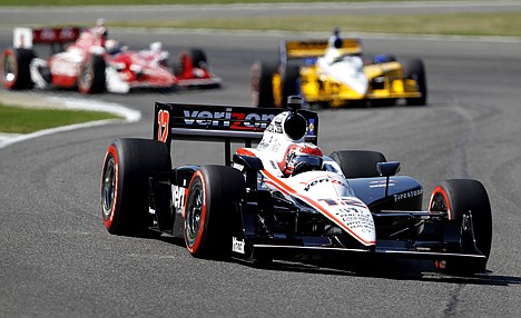 &lt;p&gt;Will Power (12) leads Ryan Briscoe, middle, and Scott Dixon during the IndyCar Grand Prix of Alabama on Sunday in Birmingham, Ala. Power won the race.&lt;/p&gt;