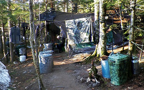 &lt;p&gt;This camp in a remote section of Rome, Maine, is where authorities believe Christopher Knight lived like a hermit for decades. Knight, known as the North Pond Hermit, was arrested April 4 while stealing food from another camp in Rome. Authorities said he may be responsible for more than 1,000 burglaries.&lt;/p&gt;