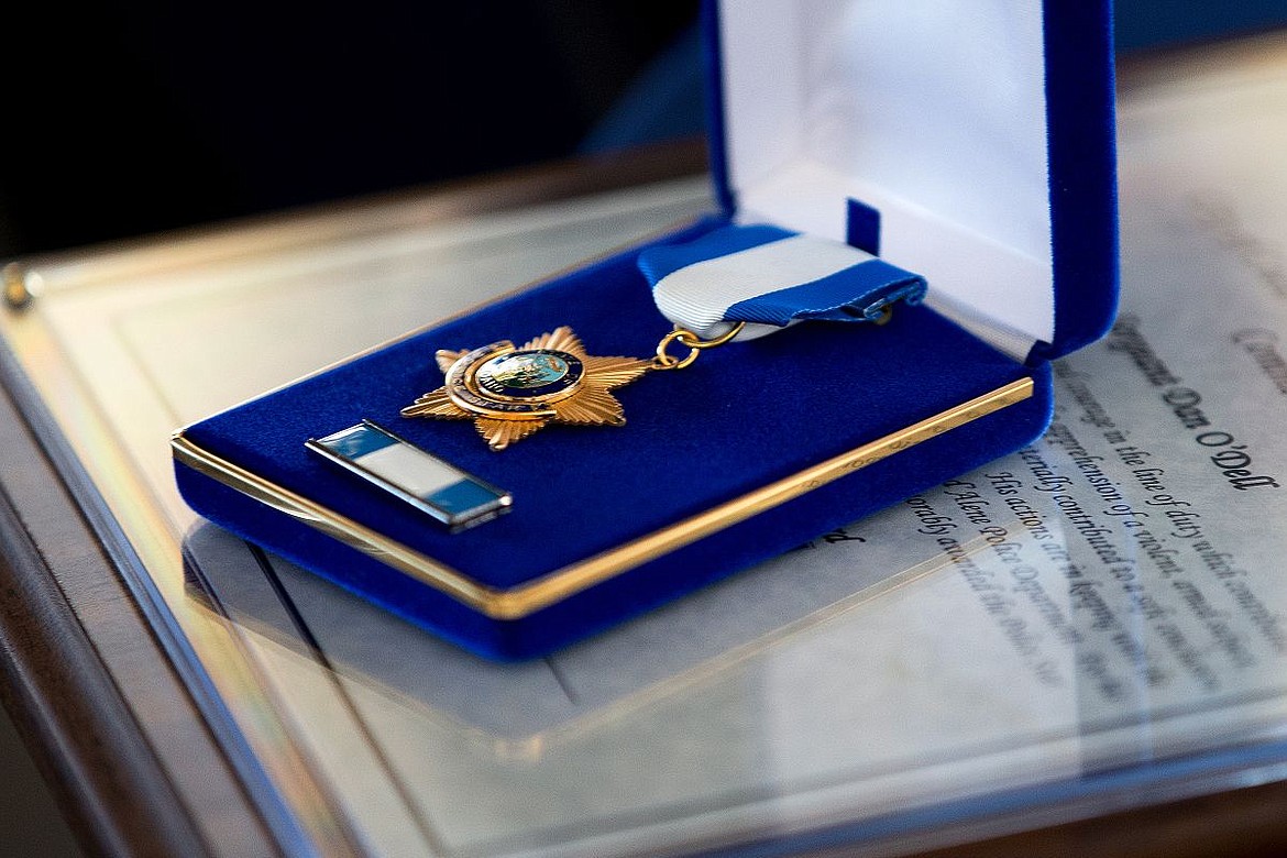&lt;p&gt;A Coeur d'Alene Police Department Police Star medal, awarded to Sgt. Dan O'Dell, is displayed on Monday at the police department's sixth annual awards ceremony at the Hagadone Event Center. The Police Star is the department's third-highest award.&lt;/p&gt;