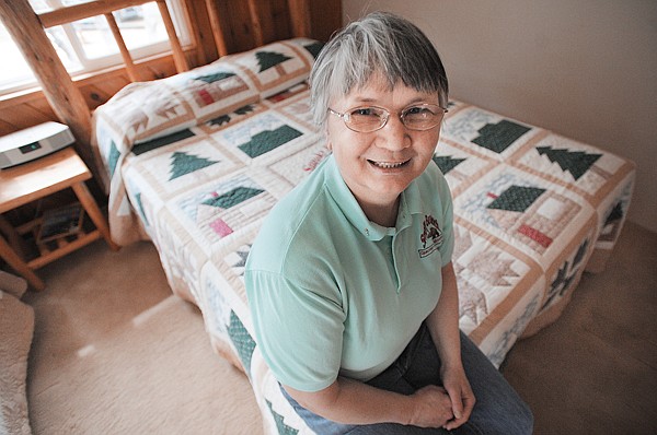 Nancy Collard started quilting in 2003 to produce coverings for the bed and breakfast she and her husband operate up the North Fork.