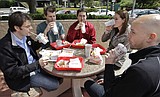 Out to lunch on the outs?