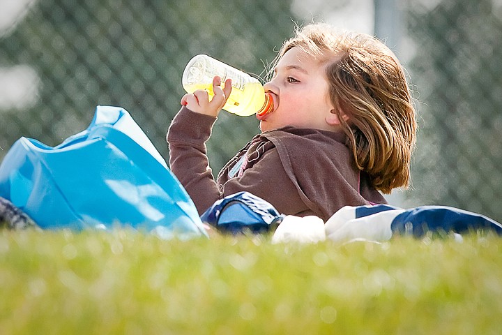 &lt;p&gt;JULIA MOORE/Press Matea Dorame, 4, takes a drink during a baseball game Saturday afternoon at Coeur d'Alene High School.&lt;/p&gt;