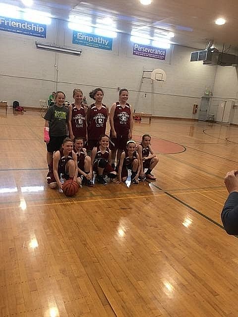&lt;p&gt;Courtesy photo&lt;/p&gt;&lt;p&gt;The North Idaho Elite fourth-grade girls basketball team went 5-0 last weekend to win the River City Tournament in Post Falls. Elite finished its indoor season with a 33-6 overall record, winning several tournaments. In the front row from left, Sophia Zufelt, Payton Sterling, Taylor Hill, Sam Beamis and Lauren Bengtson; and back row from left, Kamryn Pickford, Avery Waddington, Kurtsten Mckellips and Kamryn Curry. Not pictured are coaches Terry Zufelt and Kevin Pickford.&lt;/p&gt;
