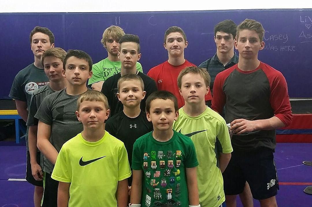 &lt;p&gt;Courtesy photo&lt;/p&gt;&lt;p&gt;Avant Coeur Gymnastics men who competed at the recent USAG Region 2 Men&#146;s Championships are, front row from left, Avry Farmer and Grayson McKlendin; second row from left, Conner Fulks, Caden Severtsen andPatrick McCarthy; third row from left, Michael McCarthy, Nick Ancker and Mitch McHugh; and back row from left, John McCarthy, Lincoln Powell, Austin Kirk and Conner Petellin.&lt;/p&gt;