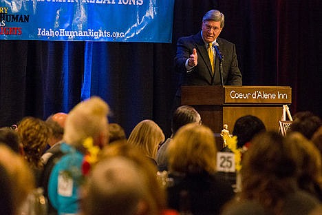 &lt;p&gt;Mayor of Rock Hill, S.C. Doug Echols tells the story of a 1961 segregation protest during the 18th annual Kootenai County Task Force on Human Relations banquet Monday at the Best Western Plus Coeur d&#146;Alene Inn.&lt;/p&gt;