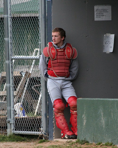 In the dugout