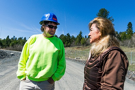 &lt;p&gt;Eric Reis, an employee with the Kootenai County Solid Waste Department, talks with biologist Jane Fink prior to the release of the eagle that he had found injured last week.&lt;/p&gt;