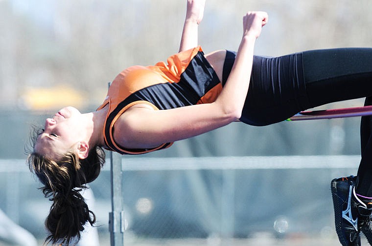 &lt;p&gt;Flathead senior Briana Patyk clears 5 feet, 1 inch in the high jump Tuesday afternoon during the Class A Invitational at Legends Stadium.&lt;/p&gt;